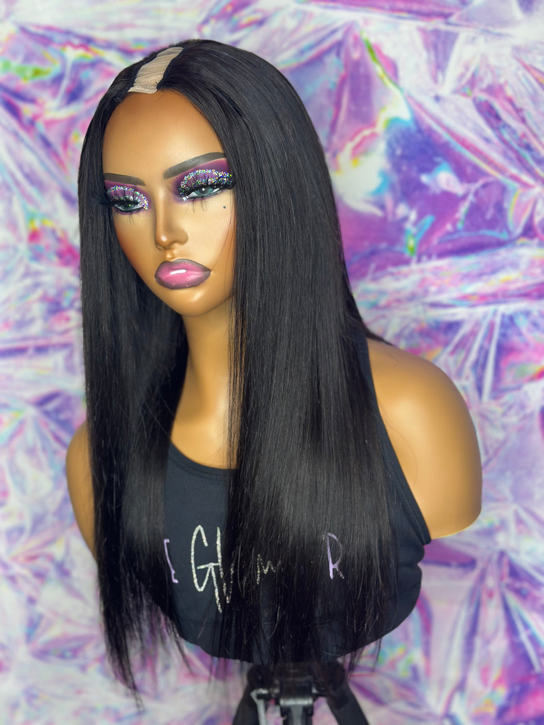 Silky Straight U Part Wig